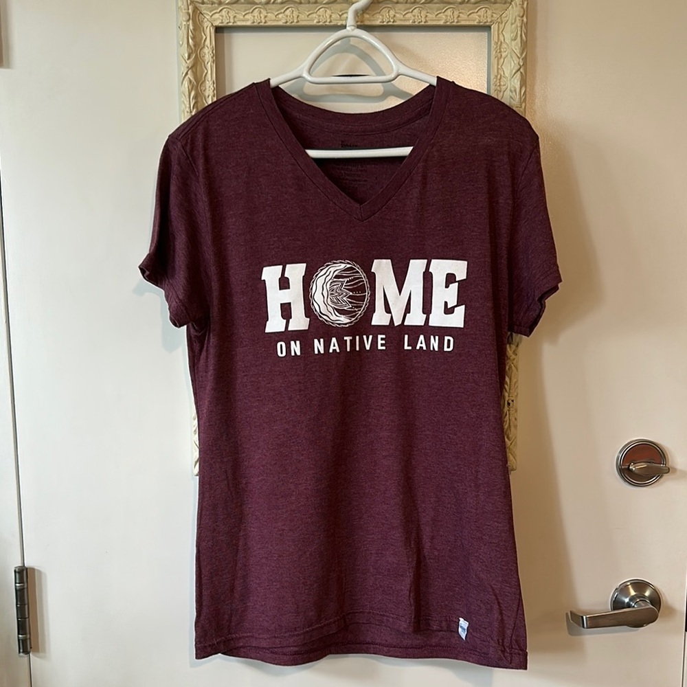 STANFIELDS | Maroon Graphic Tee with 'Home' Print - Picture 2 of 10